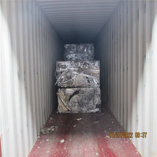 Shipping "Aluminum 97/3 TT Scrap" from "New York"