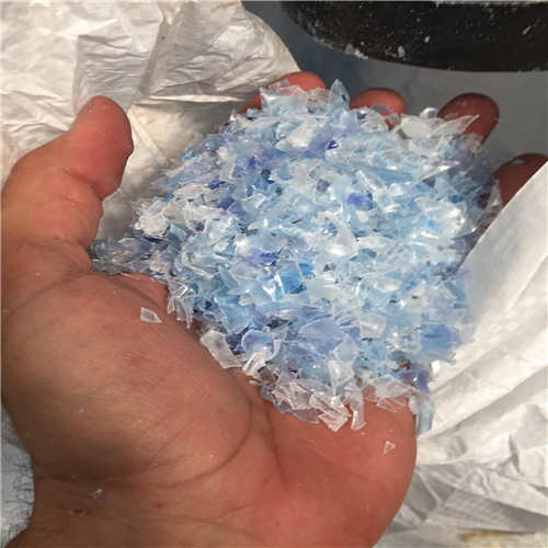 Exporting : "R-PET Flakes Transparent - Light Blue"