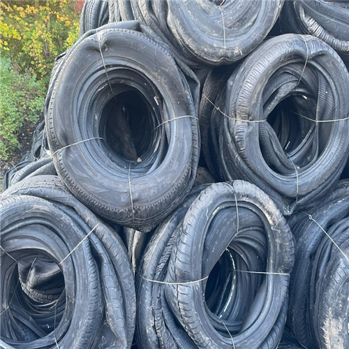 Significant Quantity of Uncut Tire Scrap in Bales Available for Sale from the USA