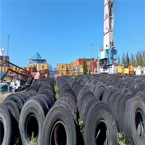 Offering 3,000 Pcs of Crane Tyre Scrap Originating from the Bahamas, Globally 