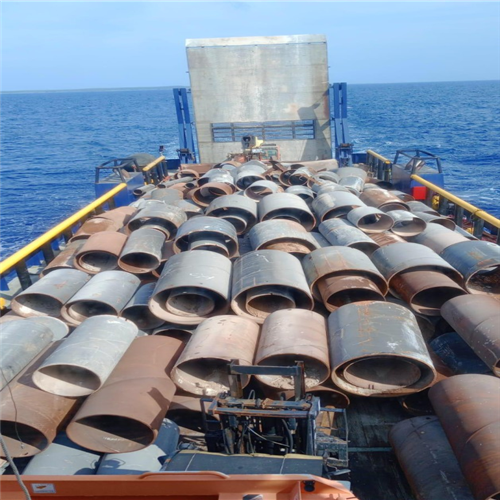 1,000 MT of Steel Pipe Scrap Available for Sale Sourced from the Bahamas 