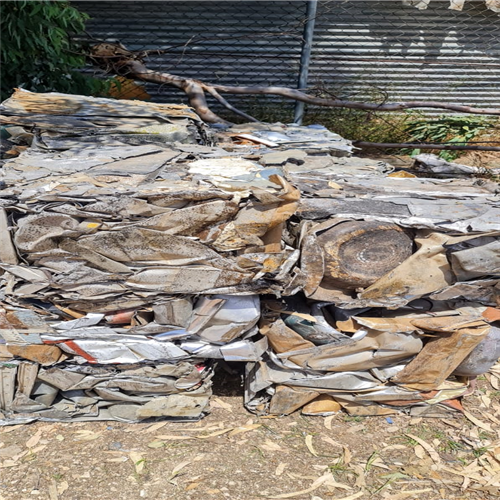 50 MT of Aluminum Taint Tabor Scrap Available for Sale from Piraeus, Greece